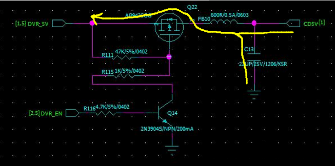 MOSFET管開關(guān)電路